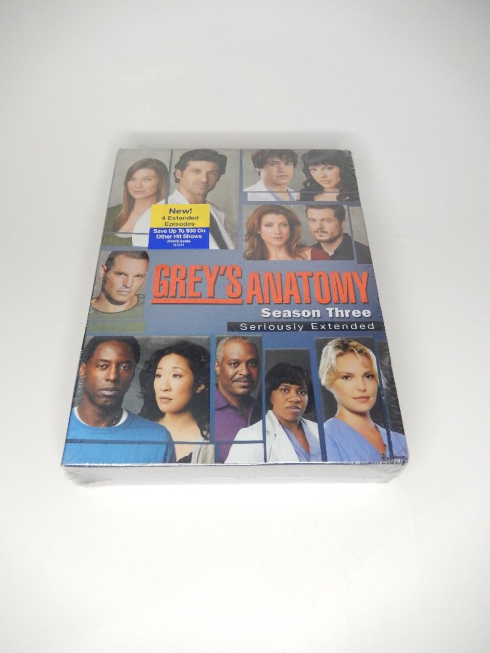 SEALED Grey's Anatomy Season 3 Seriously Extended DVD Set
